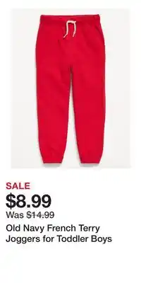 Old Navy Old Navy French Terry Joggers for Toddler Boys offer