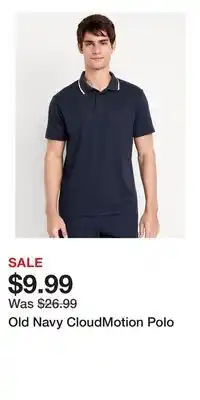 Old Navy Old Navy CloudMotion Polo offer