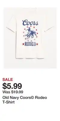 Old Navy Old Navy Coors Rodeo T-Shirt offer