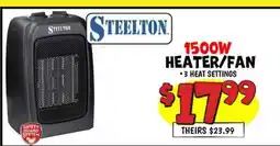 Ollie's STEELTON. 1500W HEATER/FAN offer