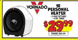 Ollie's VORNADO 1R PERSONAL HEATER offer