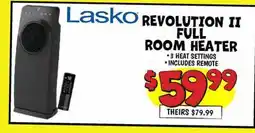 Ollie's Lasko REVOLUTION II FULL ROOM HEATER offer