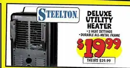 Ollie's STEELTON DELUXE UTILITY HEATER offer