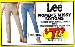 Ollie's Lee WOMEN'S MISSY BOTTOMS offer