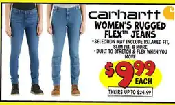 Ollie's Carhartt WOMEN'S RUGGED FLEX JEANS offer