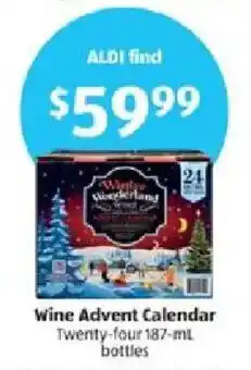 Aldi Wine Advent Calendar offer