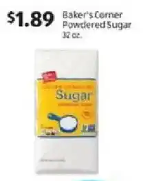 Aldi Baker's Corner Powdered Sugar offer