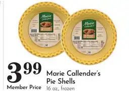 Pavilions Marie Callender's Pie Shells offer