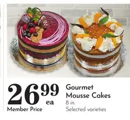 Pavilions Gourmet Mousse Cakes offer