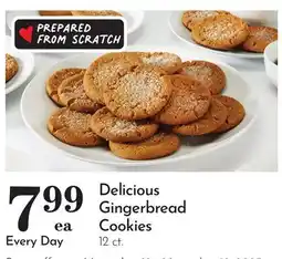 Pavilions Delicious Gingerbread Cookies offer