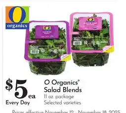 Pavilions O Organics Salad Blends offer