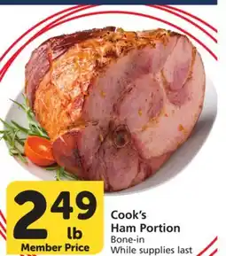 Vons Cook's Ham Portion offer