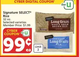 Vons Signature SELECT Rice offer