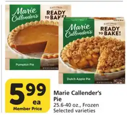 Vons Marie Callender's Pie offer
