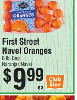 Smart & Final First Street Navel Oranges offer