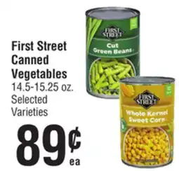 Smart & Final First Street Canned Vegetables offer