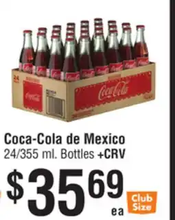 Smart & Final Coca-Cola de Mexico offer