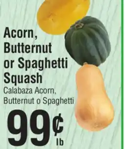 Smart & Final Acorn, Butternut or Spaghetti Squash offer