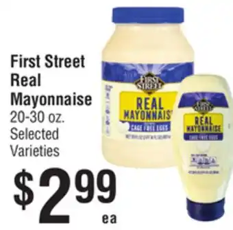 Smart & Final First Street Real Mayonnaise offer