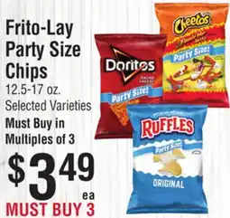 Smart & Final Frito-Lay Party Size Chips offer
