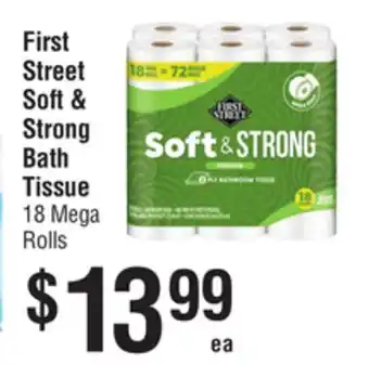 Smart & Final First Street Soft & Strong Bath Tissue offer