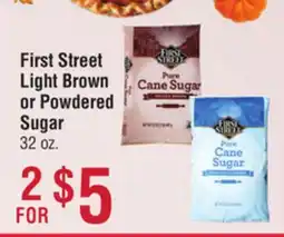 Smart & Final First Street Light Brown or Powdered Sugar offer