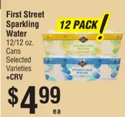 Smart & Final First Street Sparkling Water offer