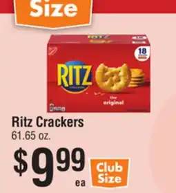 Smart & Final Ritz Crackers offer
