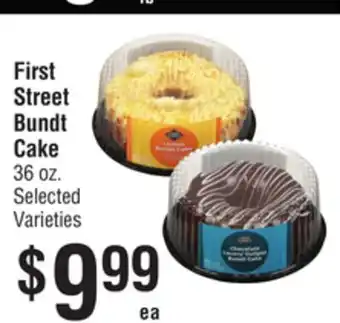 Smart & Final First Street Bundt Cake offer