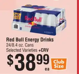 Smart & Final Red Bull Energy Drinks offer