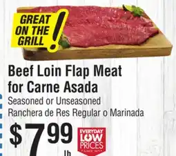 Smart & Final Beef Loin Flap Meat for Carne Asada offer