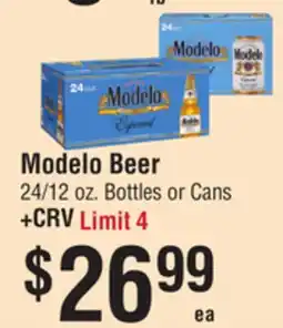 Smart & Final Modelo Beer offer