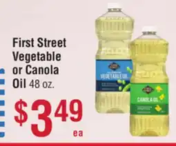 Smart & Final First Street Vegetable or Canola Oil offer