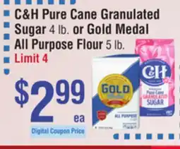 Smart & Final C&H Pure Cane Granulated Sugar or Gold Medal All Purpose Flour offer