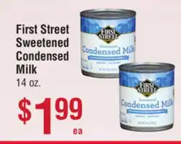 Smart & Final First Street Sweetened Condensed Milk offer