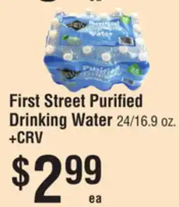 Smart & Final First Street Purified Drinking Water offer