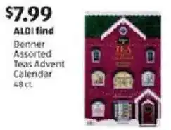 Aldi Benner Assorted Teas Advent Calendar offer