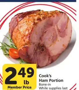 Albertsons Cook's Ham Portion offer