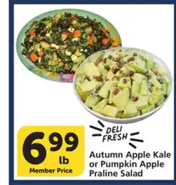 Albertsons Autumn Apple Kale or Pumpkin Apple Praline Salad offer