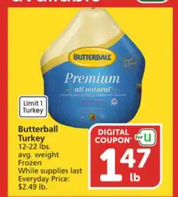 Albertsons Butterball Turkey offer