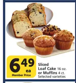 Albertsons Sliced Loaf Cake 16 oz. or Muffins 4 ct offer