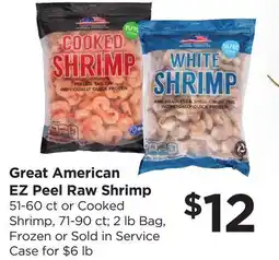 Food 4 Less Great American EZ Peel Raw Shrimp offer