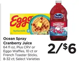 Food 4 Less Ocean Spray Cranberry Juice offer
