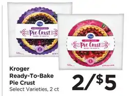 Food 4 Less Kroger Ready-To-Bake Pie Crust offer