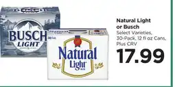 Food 4 Less Natural Light or Busch offer