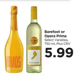 Food 4 Less Barefoot or Opera Prima offer