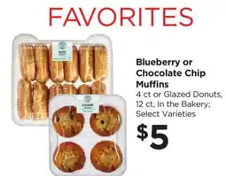 Food 4 Less Blueberry or Chocolate Chip Muffins offer