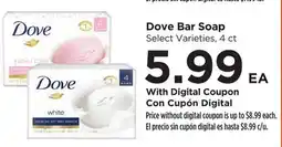 Food 4 Less Dove Bar Soap offer