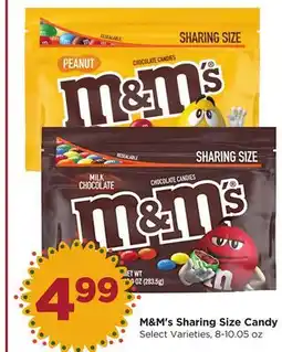 Food 4 Less M & M' s Sharing Size Candy offer