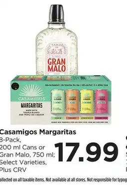 Food 4 Less Casamigos Margaritas offer